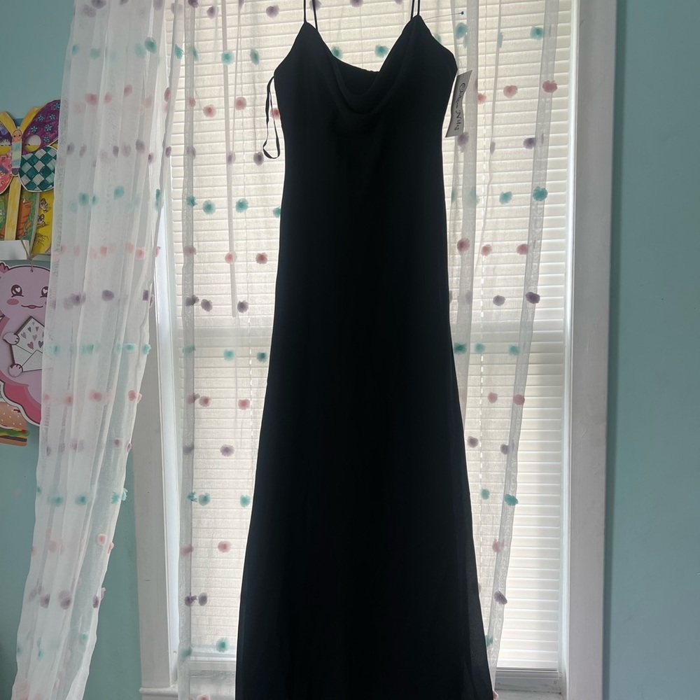 Chelsea Nites Dresses| Chiffon Evening Gown with Spaghetti Straps 6